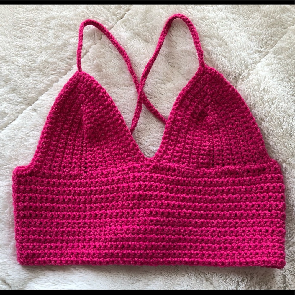 Custom Crochet crop top ✨💗